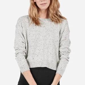 Women's Everlane Speckled Gray Grade A Cashmere Sweater XS